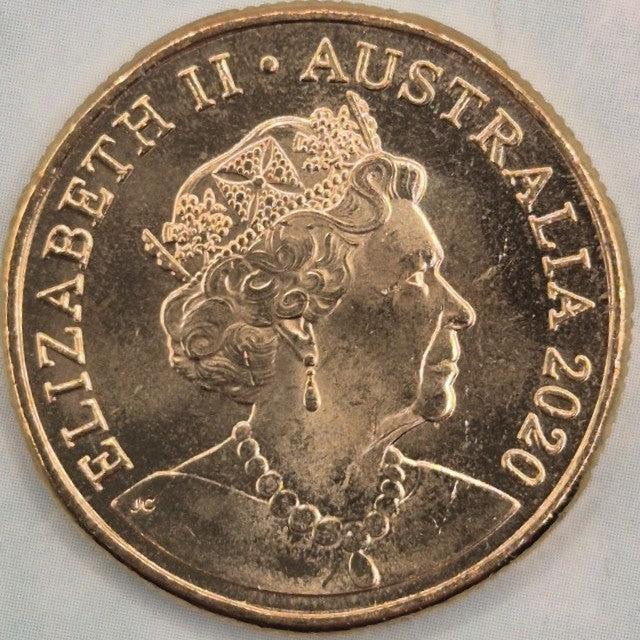 2020 $1 QANTAS Centenary uncirculated coin obverse