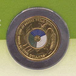 2020 $2 75 Years End of Second World War Downies Collectables Card - reverse