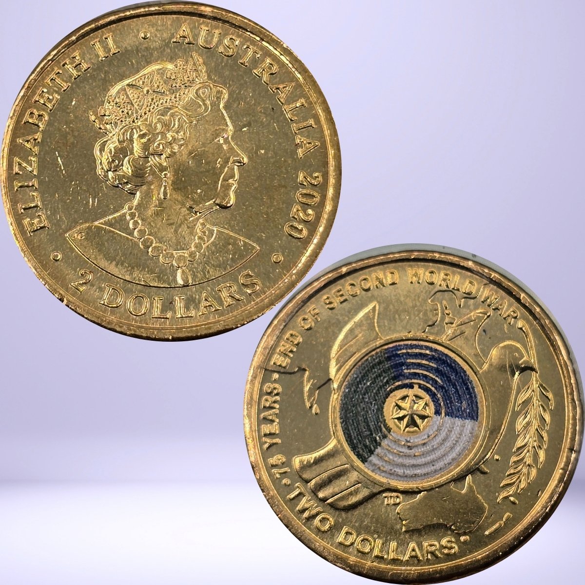 2020 $2 75th Anniversary End of World War II Uncirculated Coin