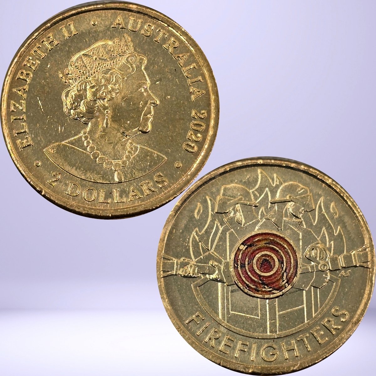2020 $2 Firefighter Uncirculated Coin
