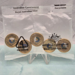 2020 $2 Five Coin Royal Australian Mint Bag - End of World War II