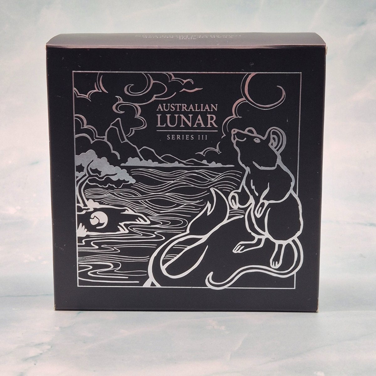 2020 Perth Mint Half Ounce Australian Lunar Series III Year of the Mouse Silver Proof outer box