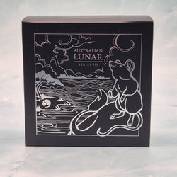 2020 Perth Mint Half Ounce Australian Lunar Series III Year of the Mouse Silver Proof outer box