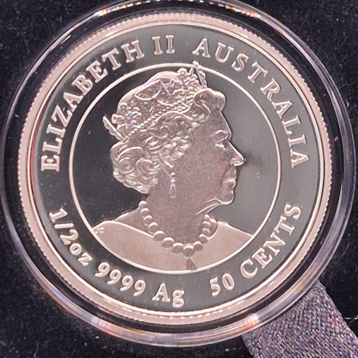2020 Perth Mint Half Ounce Australian Lunar Series III Year of the Mouse Silver Proof reverse