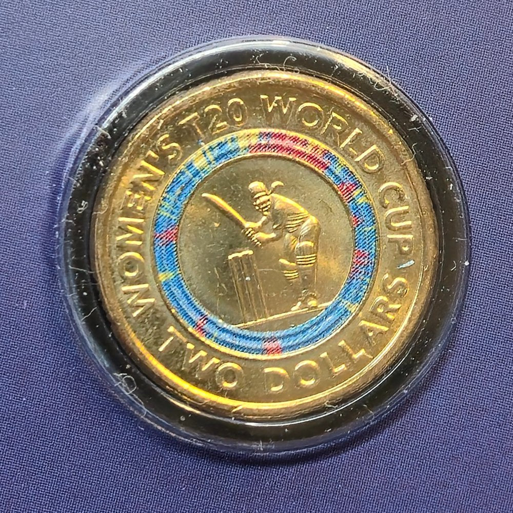 2020 $2 ICC Women’s T20 World Cup Coloured Uncirculated Coin Folder