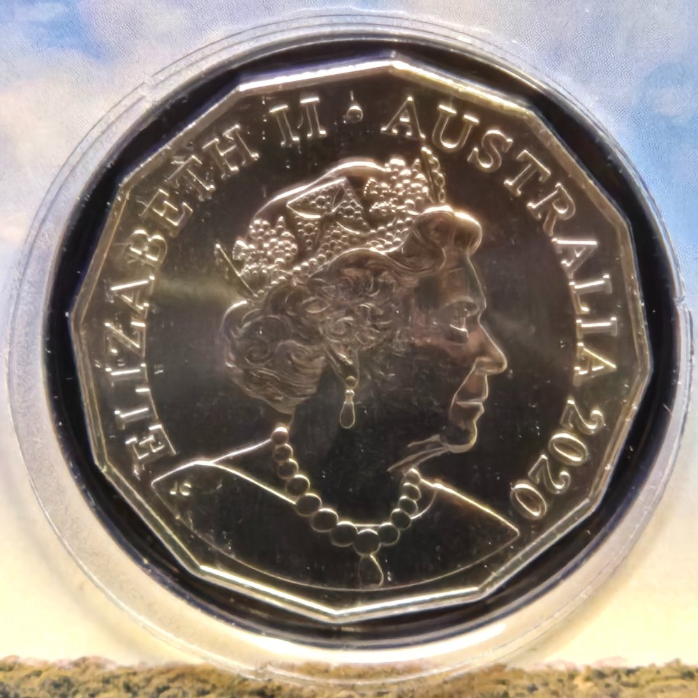 2020 50c Indian Pacific Uncirculated Carded Coin