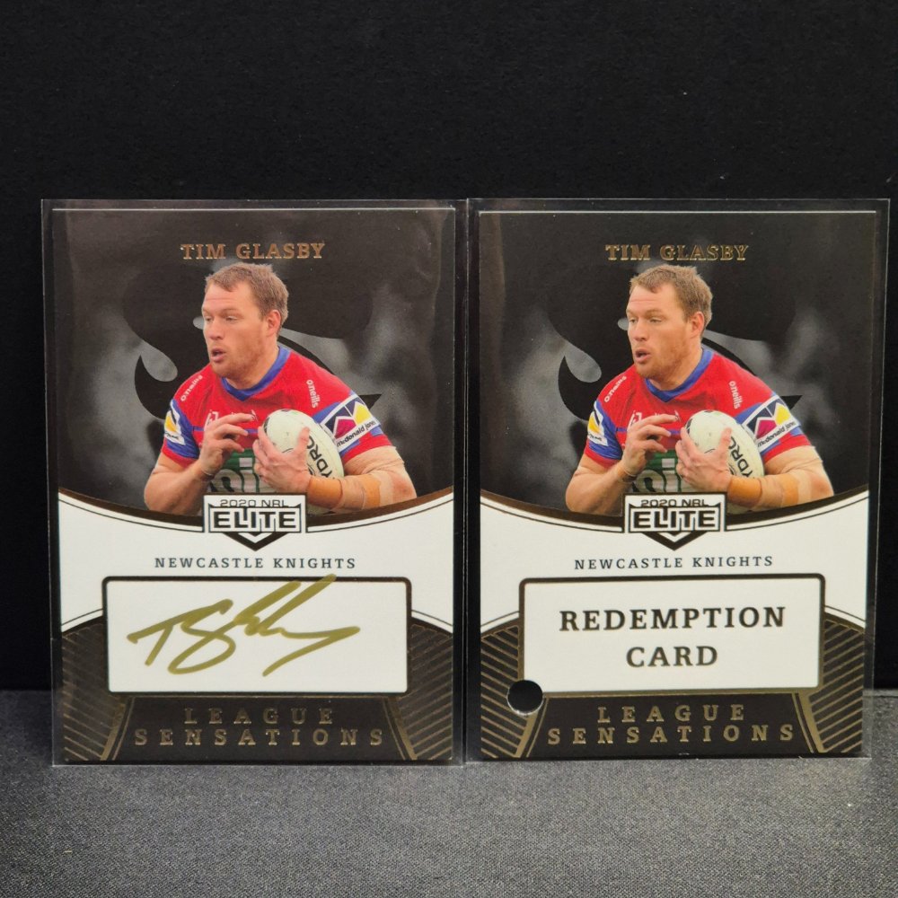 2020 NRL Traders Elite - League Sensations Black Signature - LSB8 - Tim Glasby
