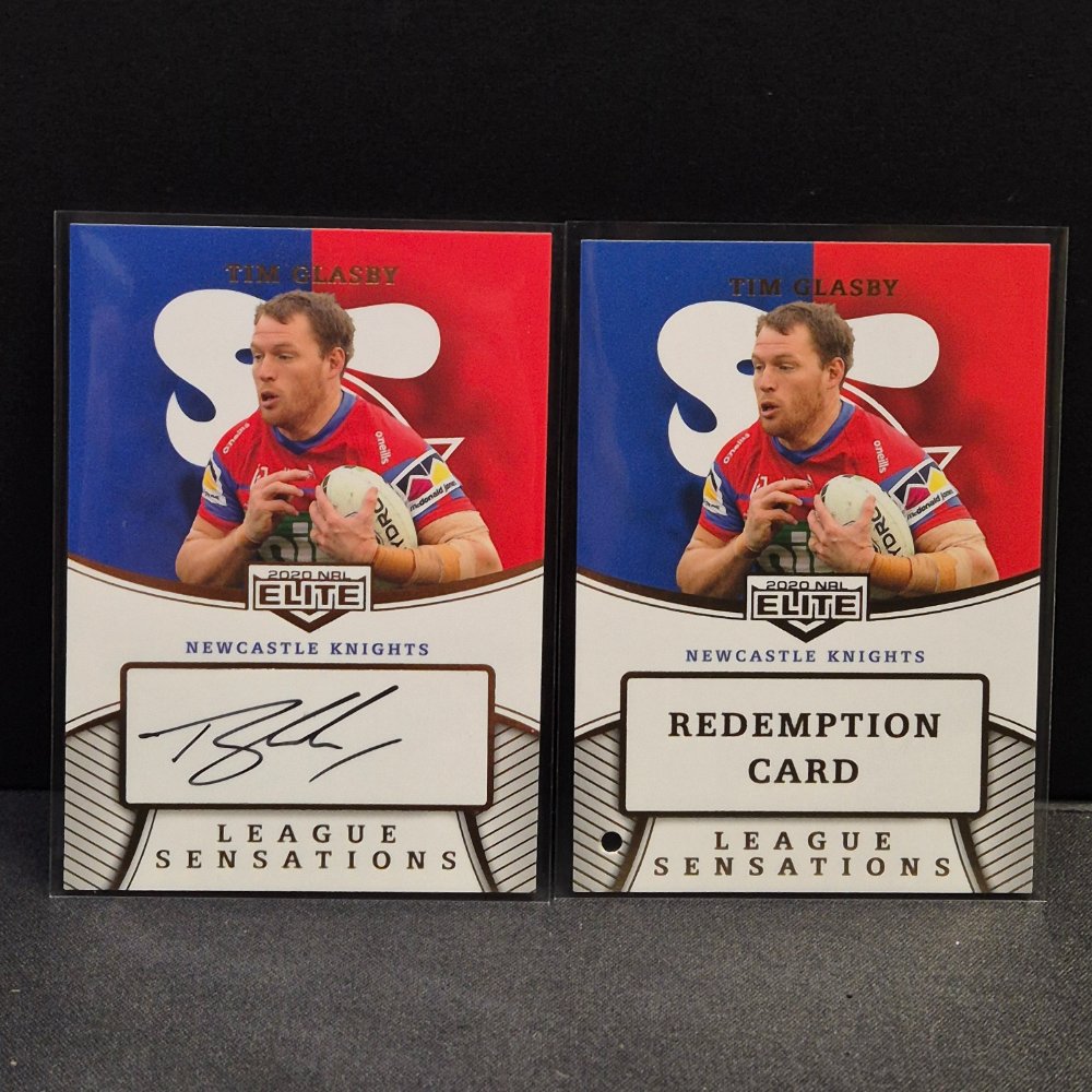2020 NRL Traders Elite - League Sensations Team Signature - LST8 - Tim Glasby