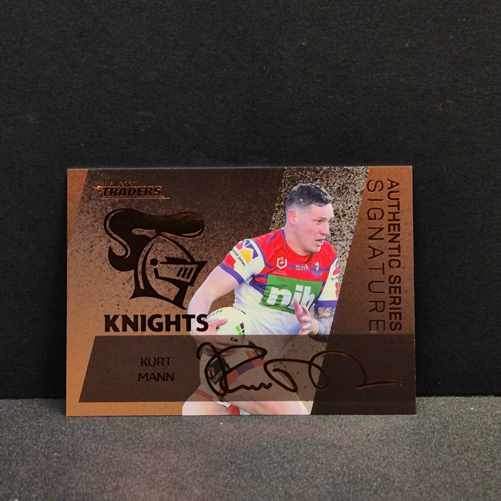 2020 NRL Traders - Authentic Series Signature - ASB08 - Kurt Mann