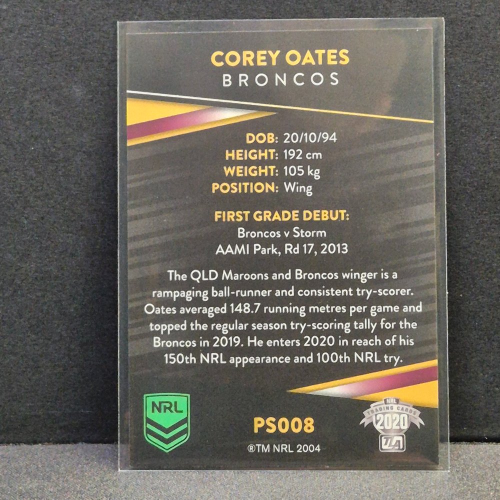2020 NRL Traders - Parallels - PS008 - Corey Oates