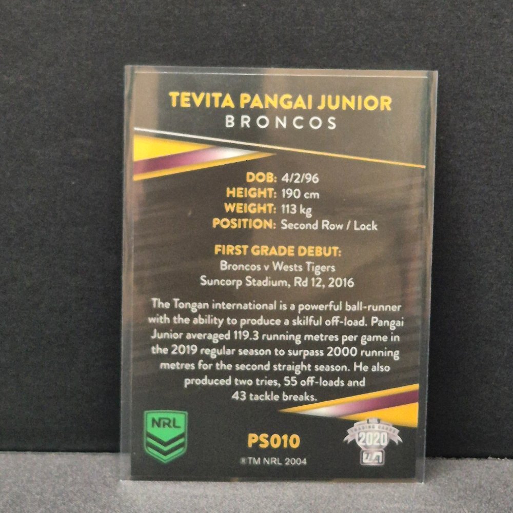 2020 NRL Traders - Parallels - PS010- Tevita Pangai Junior