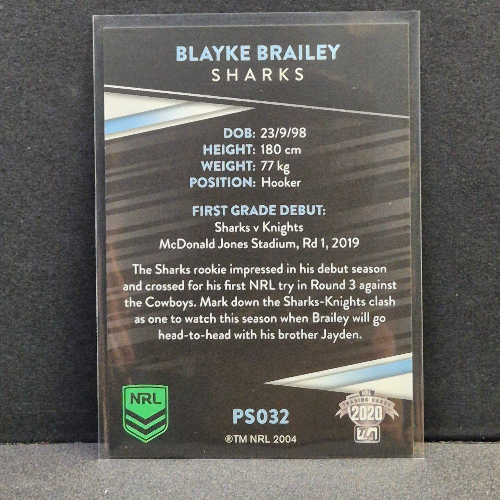 2020 NRL Traders - Parallels - PS032 - Blayke Brailey