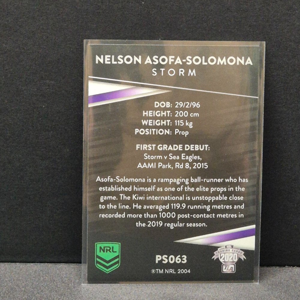 2020 NRL Traders - Parallels - PS063 - Nelson Asofa-Solomona