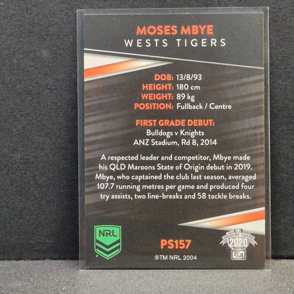 2020 NRL Traders - Parallels - PS157 - Moses Mbye