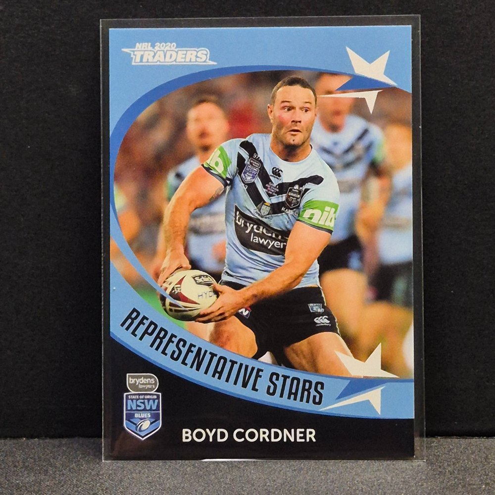 2020 NRL Traders - Representative Stars - RS19 - Boyd Cordner