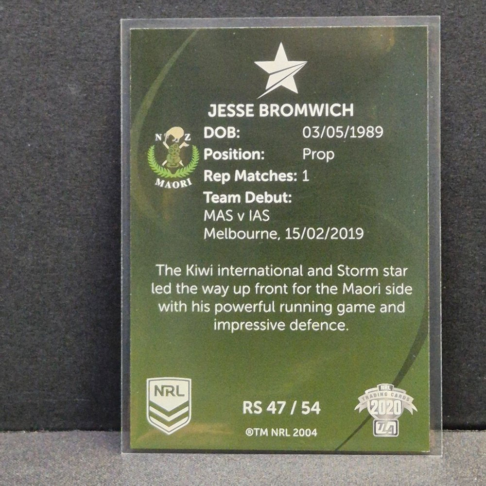 2020 NRL Traders - Representative Stars - RS47 - Jesse Bromwich