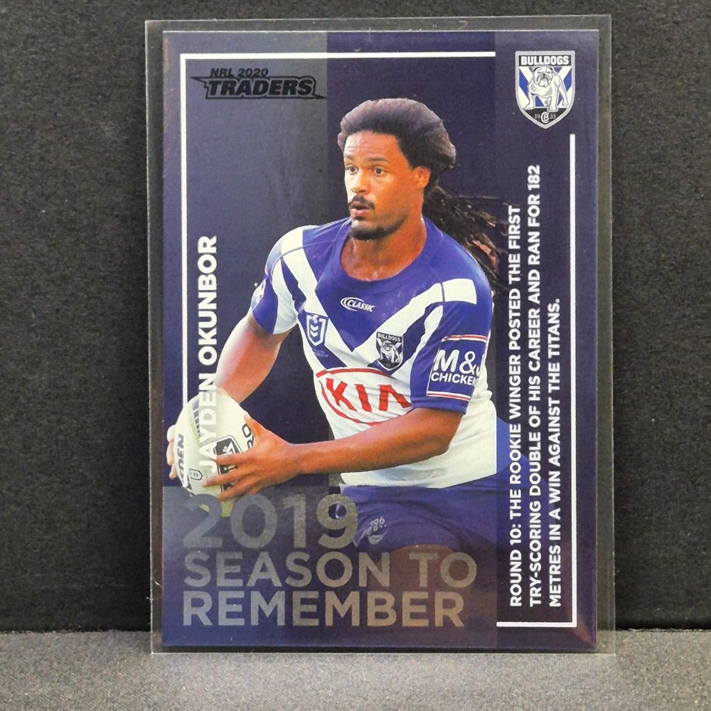 2020 NRL Traders - Season to Remember - SR08 - Jayden Okunbor