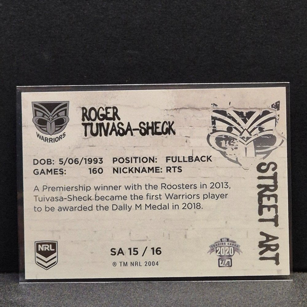 2020 NRL Traders - Street Art - SA15 - Roger Tuivasa-Sheck