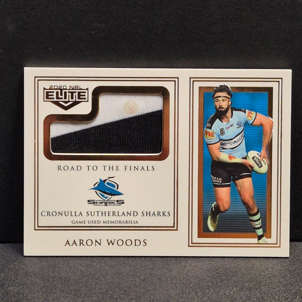 2020 NRL Traders Elite - Road to the Finals - RFJ - Patch - Aaron Woods