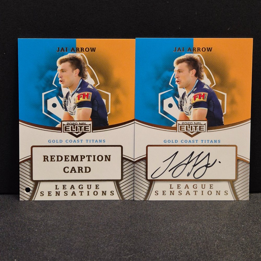2020 NRL Traders Elite - League Sensation Team - Signature - LST05 - Jai Arrow