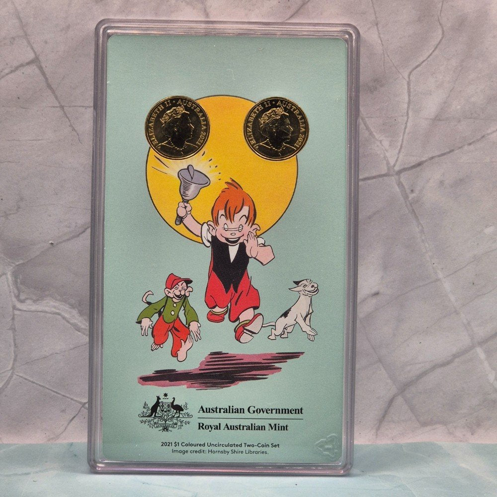 2021 $1 Ginger Meggs 100 Years of Adventure Two Coin Uncirculated Set