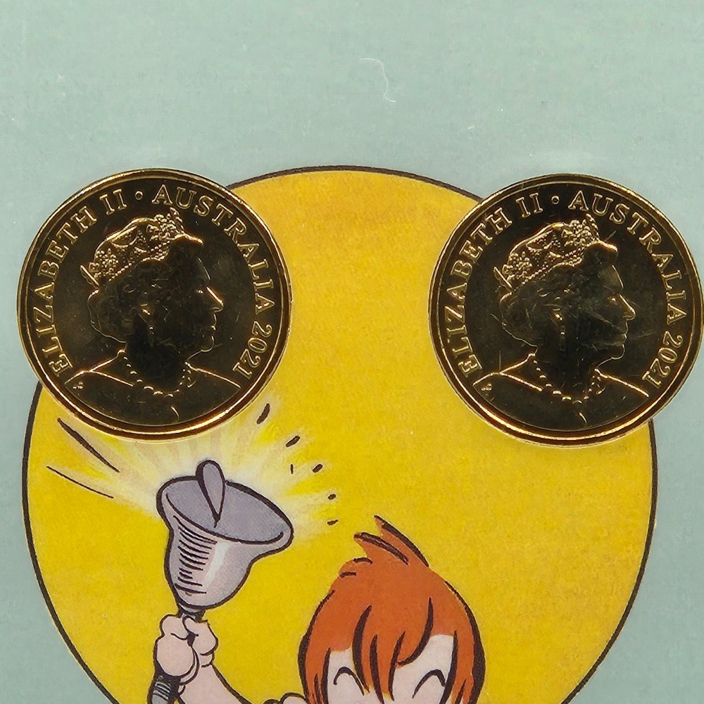 2021 $1 Ginger Meggs 100 Years of Adventure Two Coin Uncirculated Set