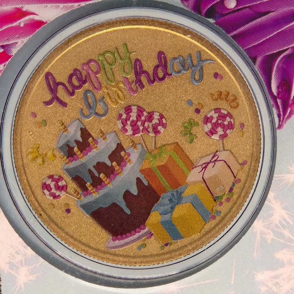 2021 $1 Perth Mint Happy Birthday coin reverse