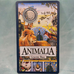 2021 20c 35th Anniversary of the Animalia Book by Graeme Base Coloured Coin on card