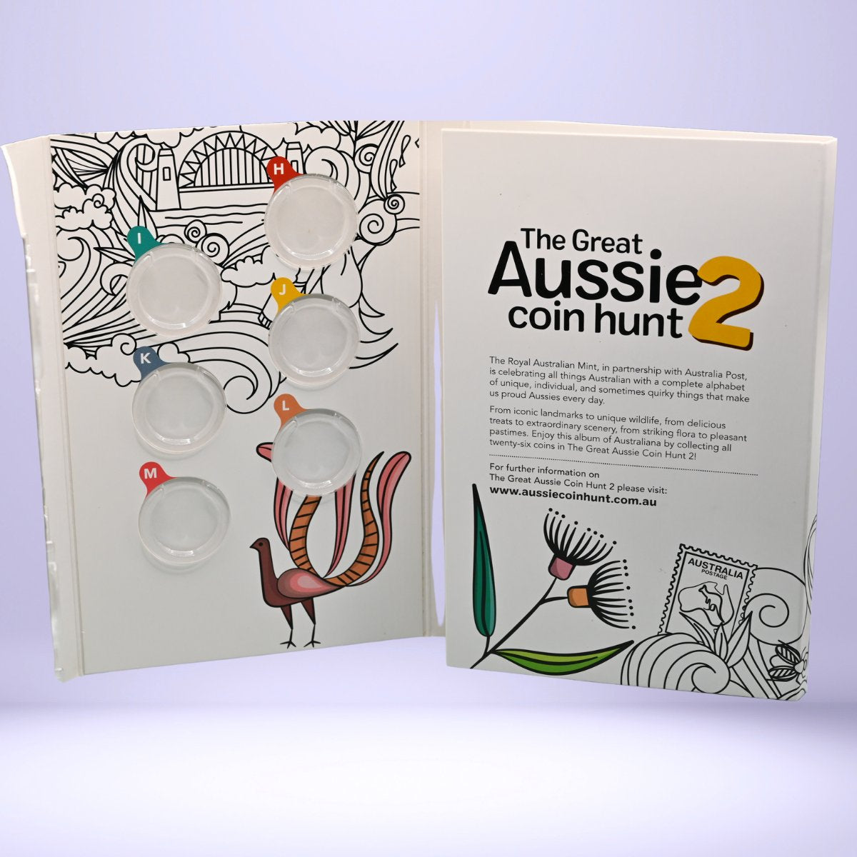 2021 'The Great Aussie Coin Hunt 2' open folder
