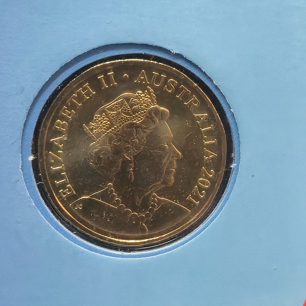 2021 $1 Impressions Great Barrier Reef Coloured 'G' PNC