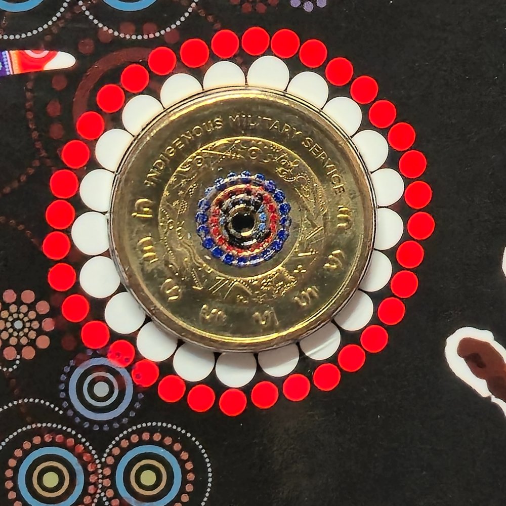 2021 $2 Indigenous Military ACBC Carded Unc Coin