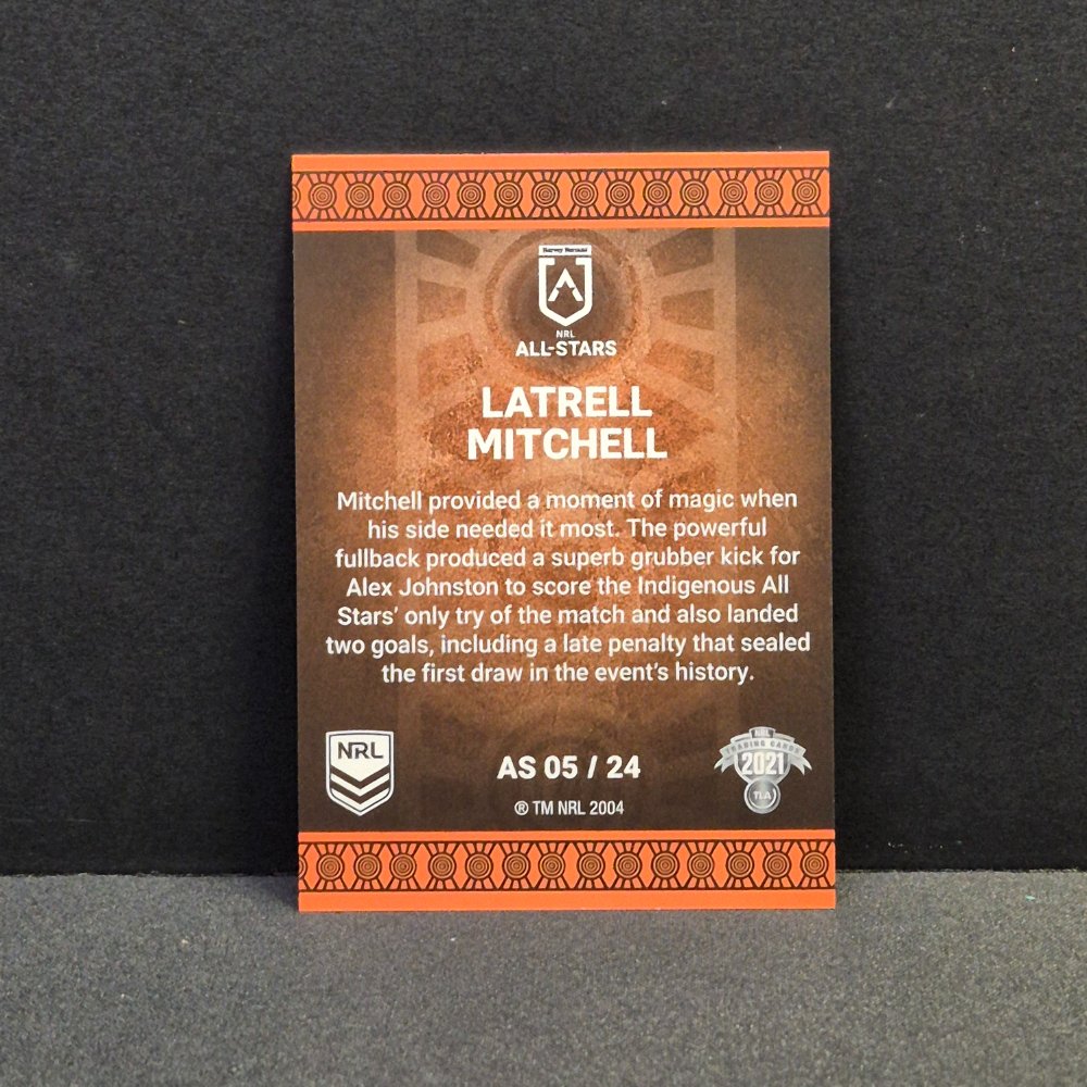 2021 NRL Elite - Indigenous All Stars - AS05 - Latrell Mitchell