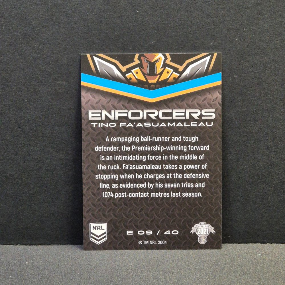 2021 NRL Elite - Enforcers - E09 - Tino Fa'asuamaleau