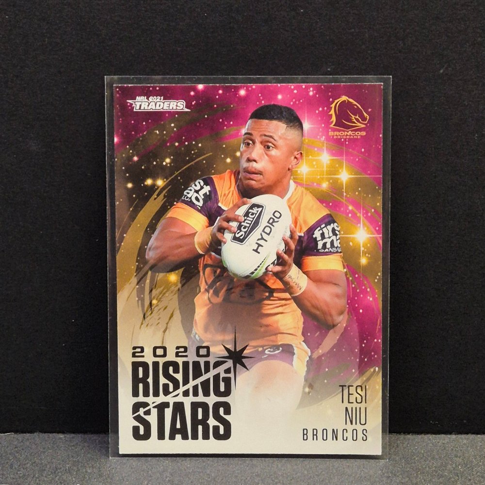 2021 NRL Traders - Rising Stars - RS03 - Tesi Niu