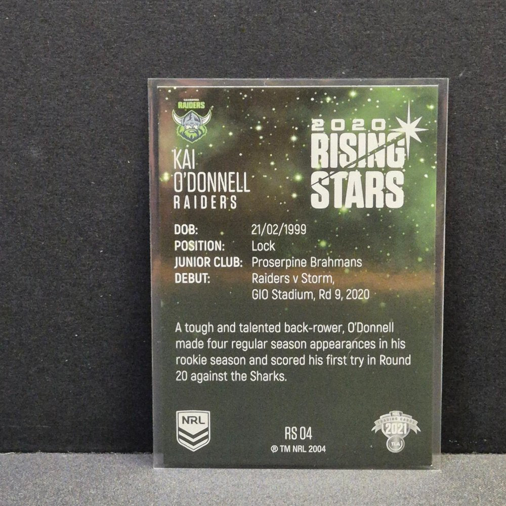 2021 NRL Traders - Rising Stars - RS04 - Kai O'Donnell