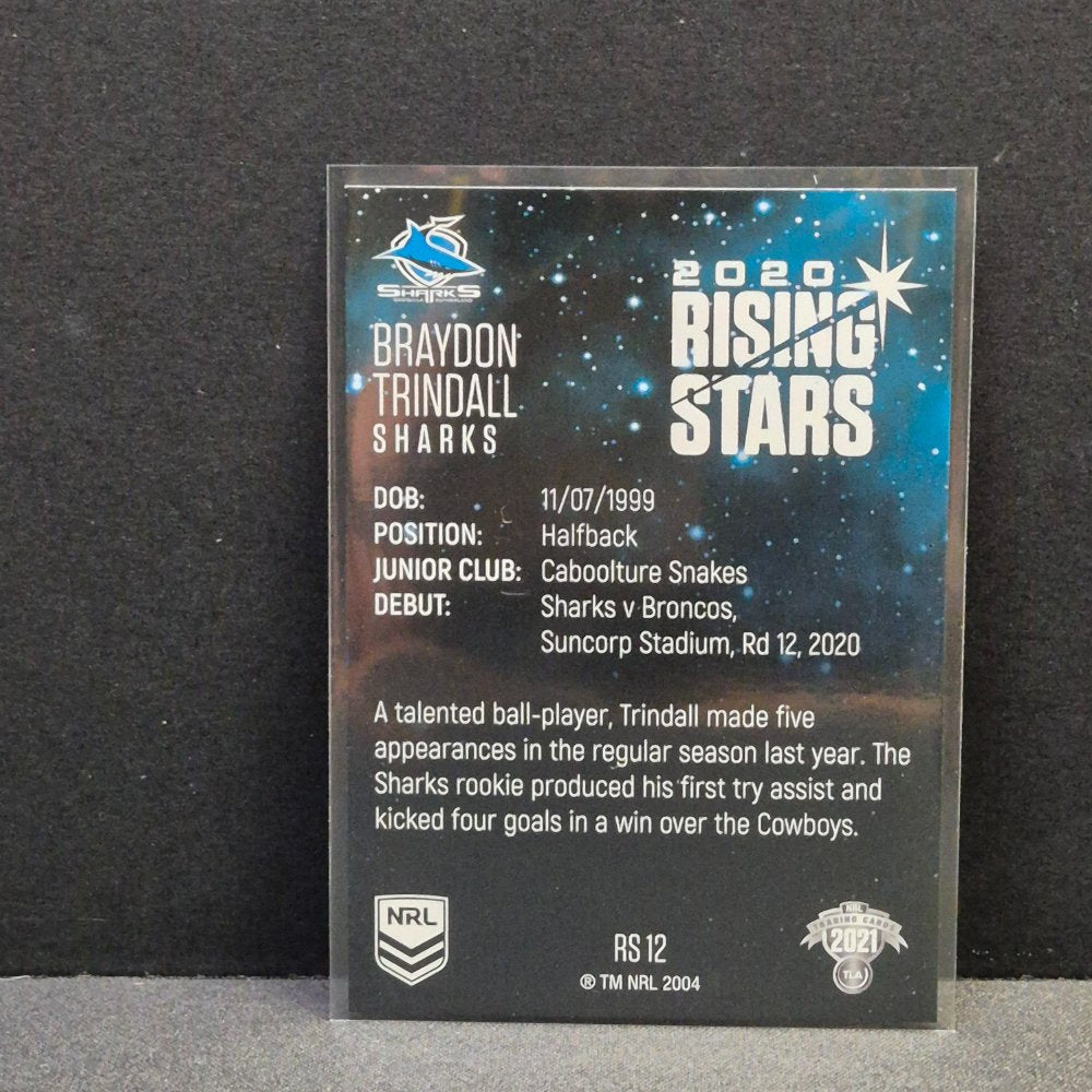 2021 NRL Traders - Rising Stars - RS12 - Braydon Trindall