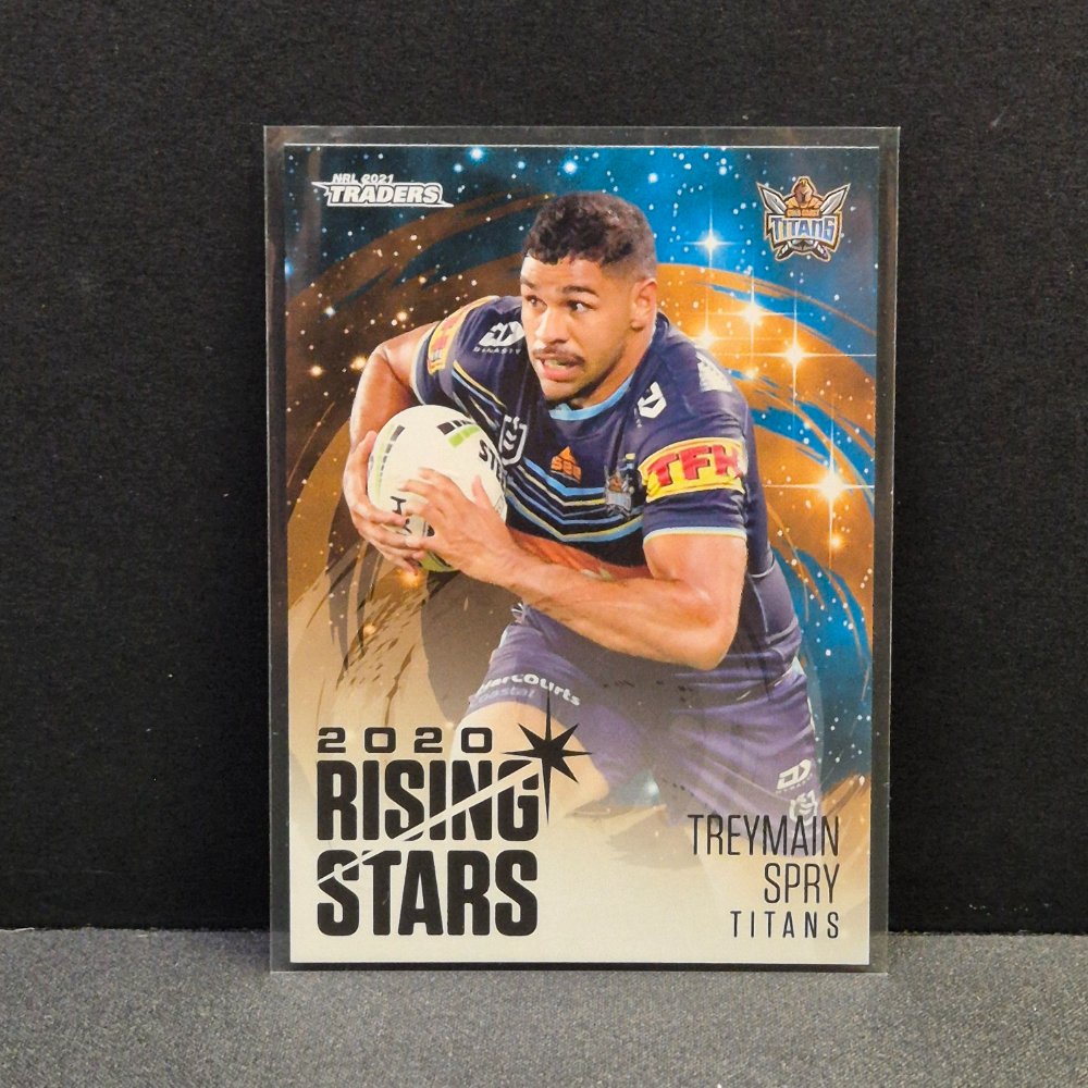 2021 NRL Traders - Rising Stars - RS15 - Treymain Spry