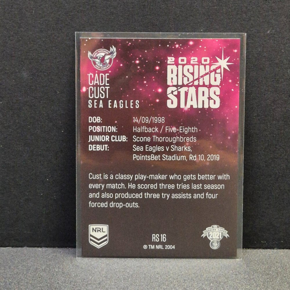 2021 NRL Traders - Rising Stars - RS16 - Cade Cust