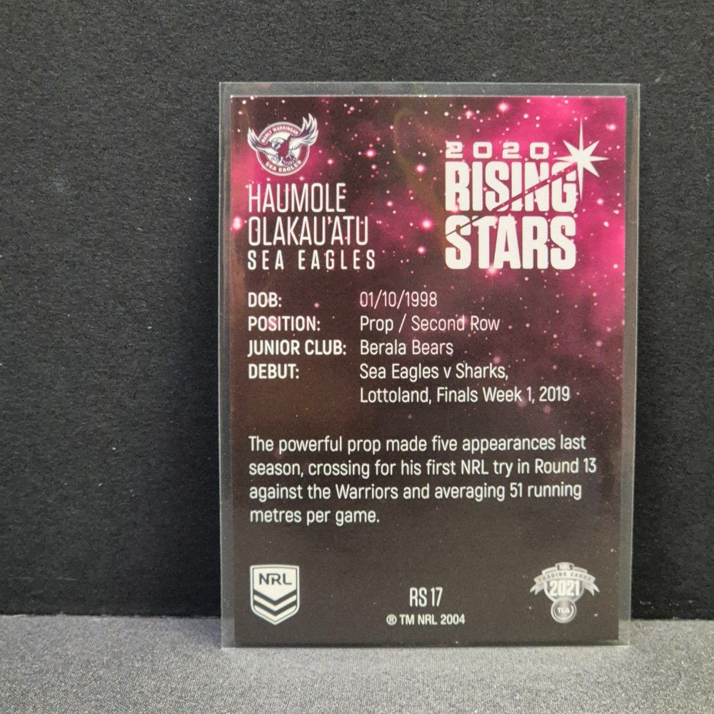 2021 NRL Traders - Rising Stars - RS17 - Haumole Olakau'atu