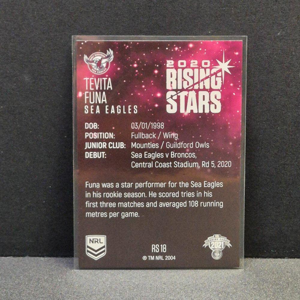 2021 NRL Traders - Rising Stars - RS18 - Tevita Funa