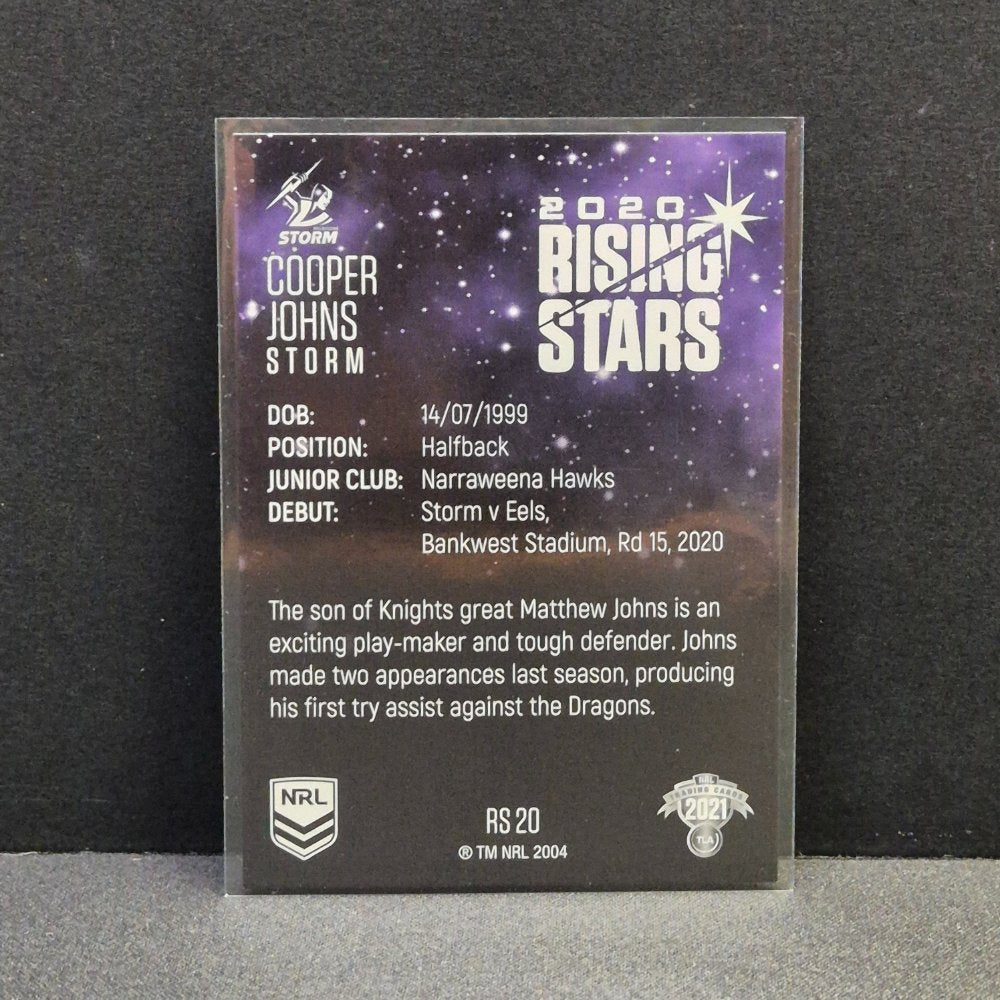2021 NRL Traders - Rising Stars - RS20 - Cooper Johns