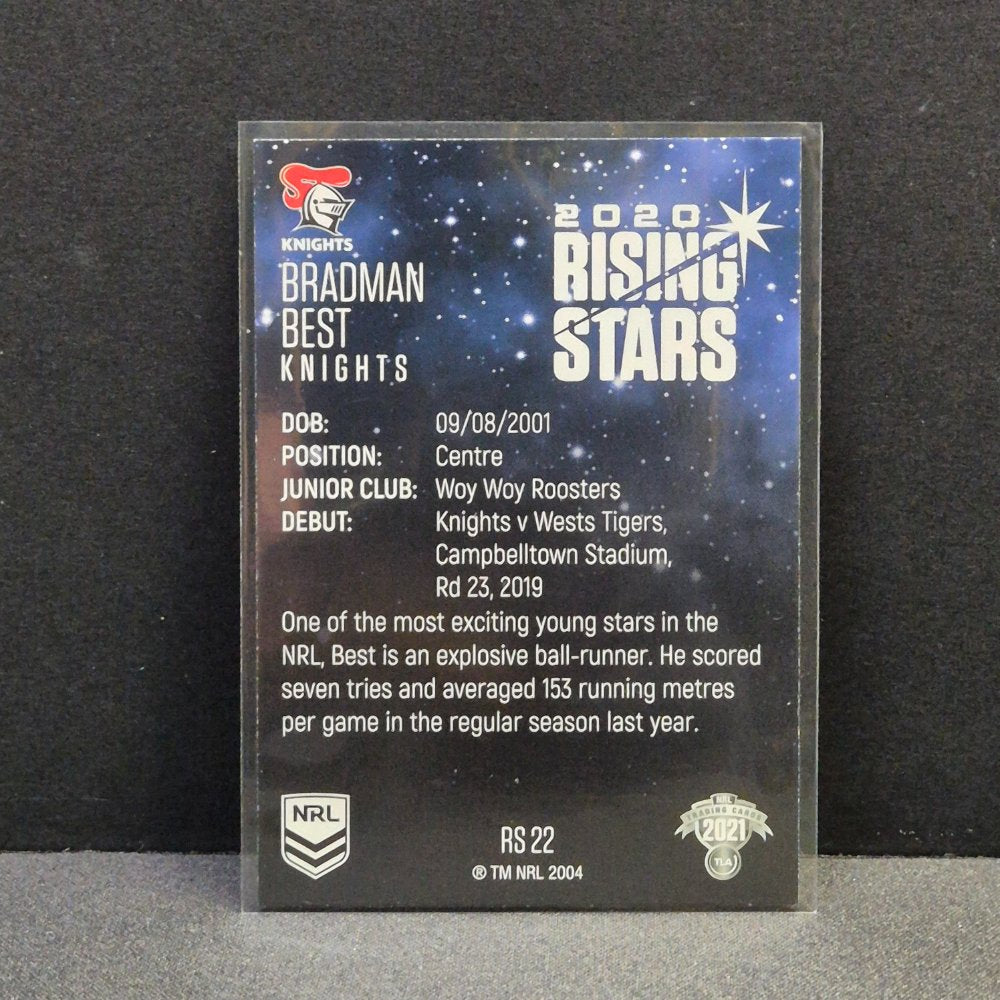 2021 NRL Traders - Rising Stars - RS22 - Bradman Best