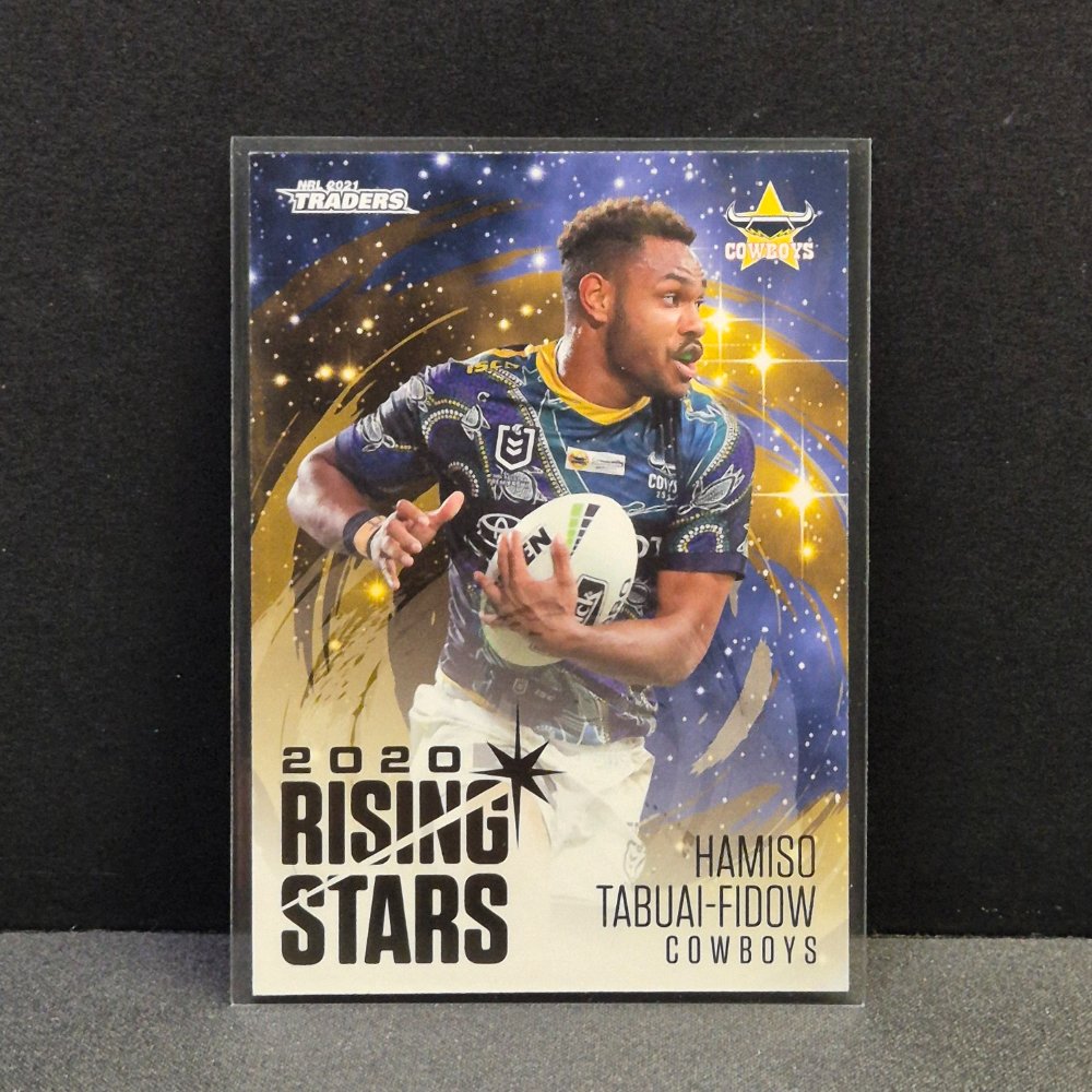 2021 NRL Traders - Rising Stars - RS27 - Hamiso Tabuai-Fidow