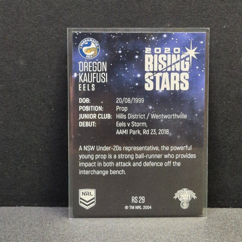 2021 NRL Traders - Rising Stars - RS29 - Oregon Kaufusi