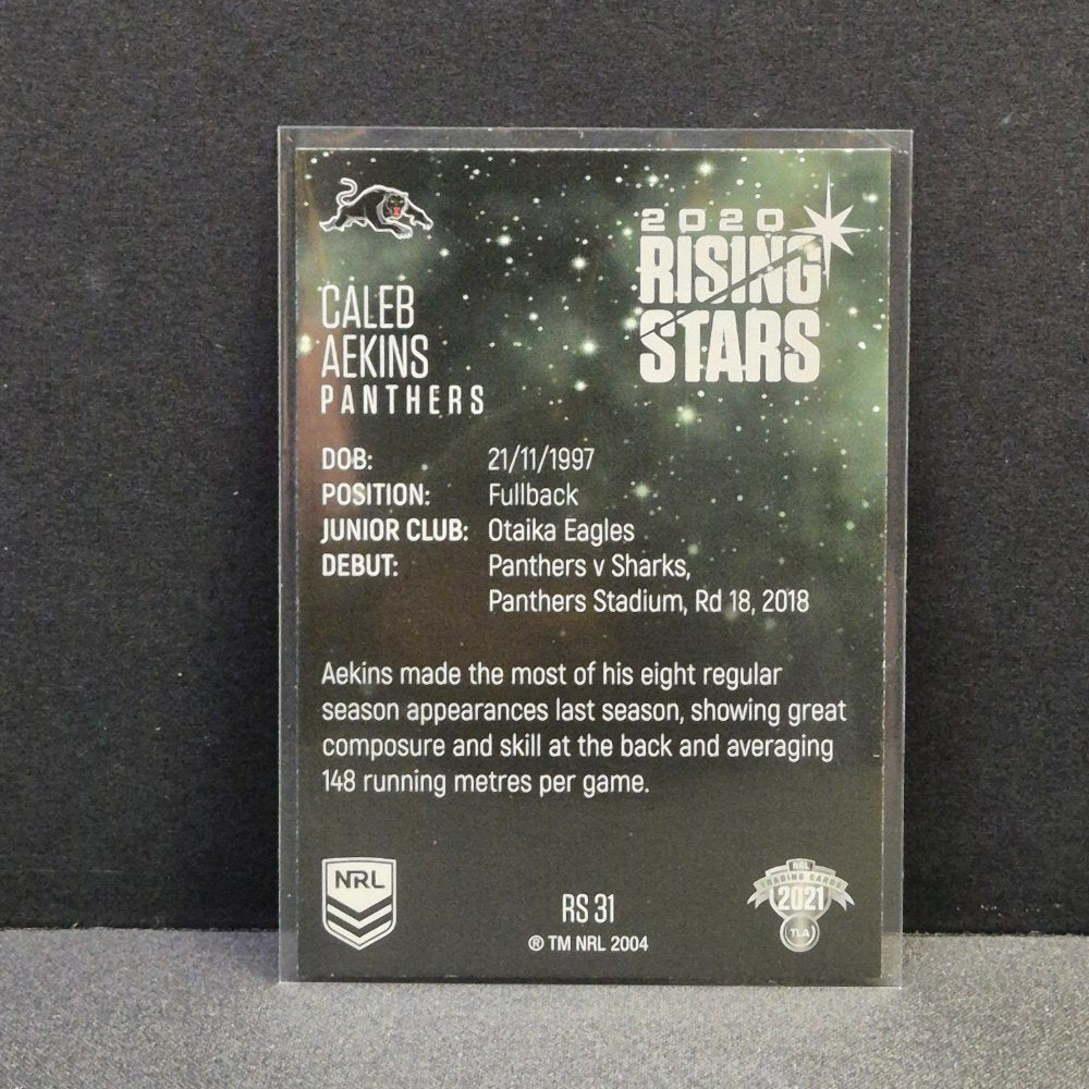 2021 NRL Traders - Rising Stars - RS31 - Caleb Aekins