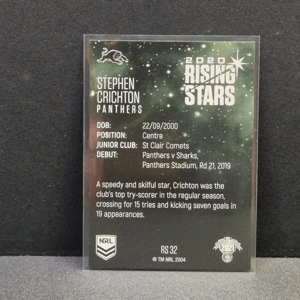 2021 NRL Traders - Rising Stars - RS32 - Stephen Crichton