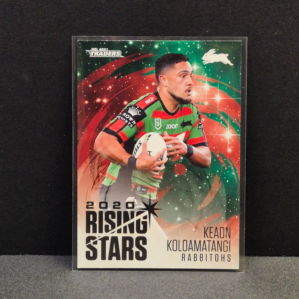 2021 NRL Traders - Rising Stars - RS34 - Keaon Koloamatangi