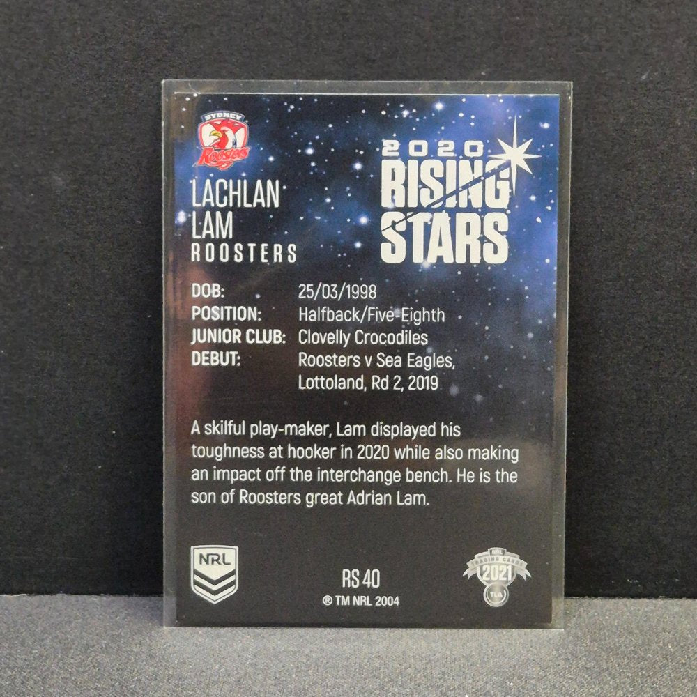 2021 NRL Traders - Rising Stars - RS40 - Lachlan Lam