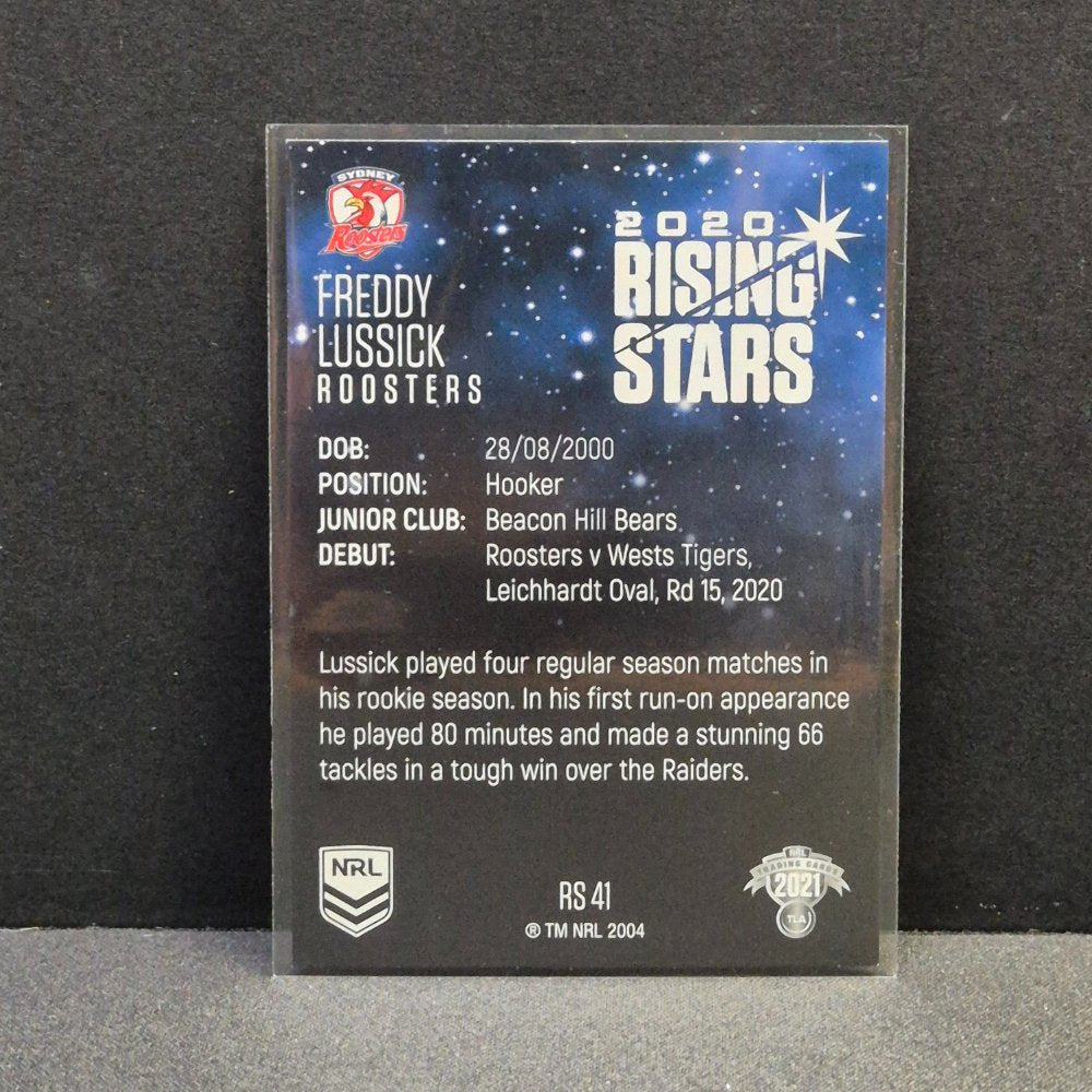 2021 NRL Traders - Rising Stars - RS41 - Freddy Lussick