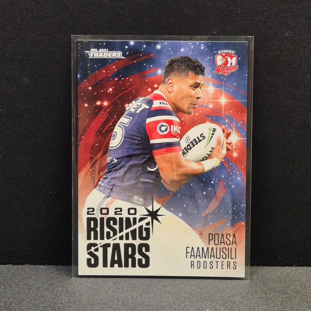 2021 NRL Traders - Rising Stars - RS42 - Poasa Faamausili